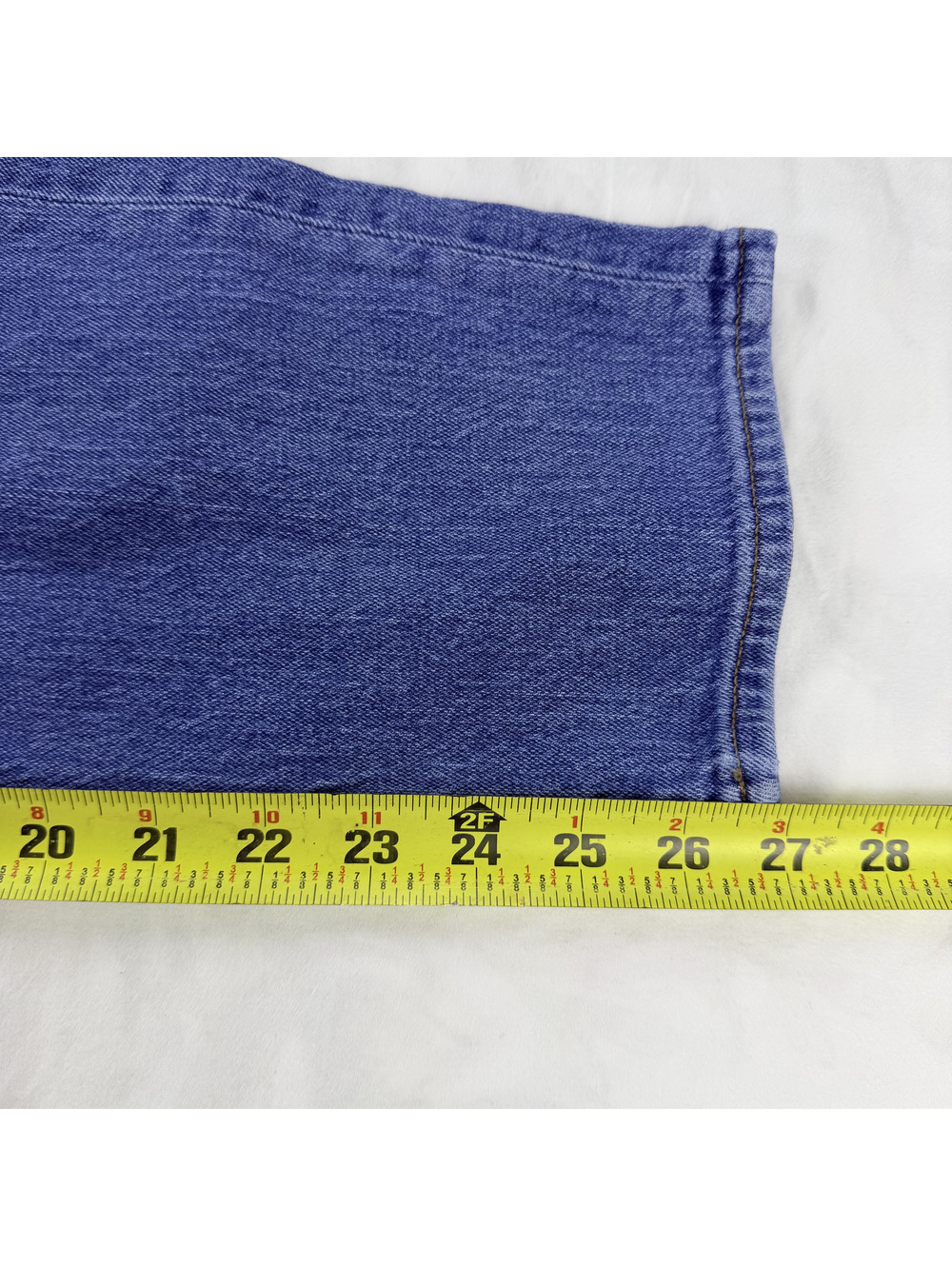 Madewell The Momjean Jeans Size 30 Blue High Rise Straight Leg Stretch Denim - Picture 12 of 15